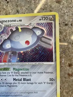 Magnezone 8/130 Diamond & Pearl Holo Rare Pokemon Card - Image 3