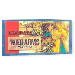 Sony PlayStation 1 PS1 Wild Arms 1996 Vintage Rare Official Memory Card Sticker - Image 1