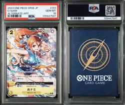 PSA 10 Nami O-nami OP06-101 Wings Of The Captain Bandai One Piece Card Japanese - Image 3