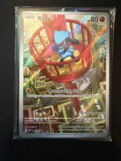 Pokemon TCG Riolu Black Star Promo Mega Evolution MEP 010 Sealed-Pokemon Center - Image 1