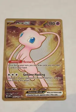 Mew ex 205/165 Sv: Scarlet & Violet 151 Metal Gold Promo - Image 1