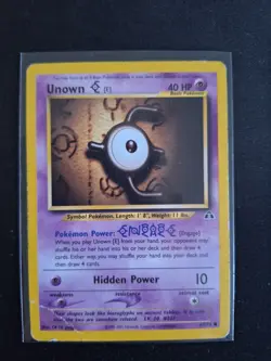 Pokemon TCG Unown 7-Card Lot Skyridge & Legends Awakened Holo Foil (EN) - Image 3