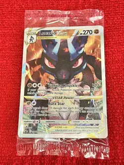 Lucario VSTAR SWSH291 SWSH: Sword & Shield Promo Cards Holo SEALED - Image 3