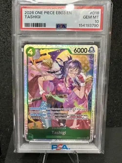 Tashigi EB03-018 Extra Booster: One Piece Heroines Edition Foil PSA 10 - Image 1