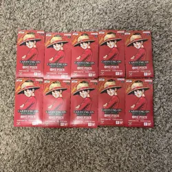One Piece Carrying On His Will OP-13 English 10 Sleeved Blister Booster Packs - Image 1