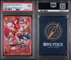 2026 ONE PIECE EB03-003 UTA SP PSA 9 EN HEROINES EDITION! MINT - Image 1