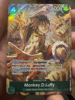 Bandai One Piece Card Game Monkey D. Luffy ST30-012 SR Holo English 6000/4 - Image 1