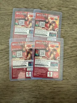 2026 One Piece x Dodgers Luffy DON QR Promo Card Insert - Image 1