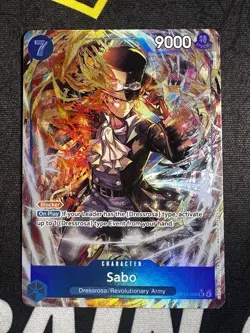 Sabo SR Alt Art OP15-046 Adventure On Kami's Island One Piece NM English - Image 1