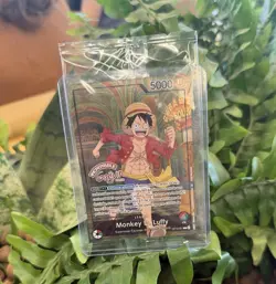 Monkey D. Luffy OP13-001 Leader Promo French One Piece CCG 5000 Power Cost 4 - Image 1