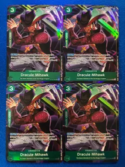 One Piece CCG - Dracule Mihawk ST12-003 (Illustration Box Vol.4) [x4] - Image 1