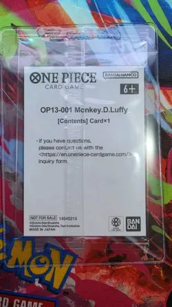 Monkey.D.Luffy - OP13-001 (Ichiban Kuji Exclusive) OP13-001 One Piece Promo - Image 2