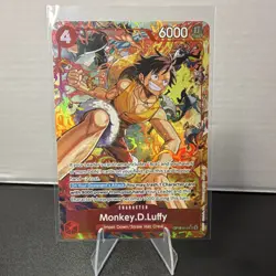 Bandai One Piece Monkey D. Luffy OP16-015 Character Super Rare Alt Art Holo - Image 1