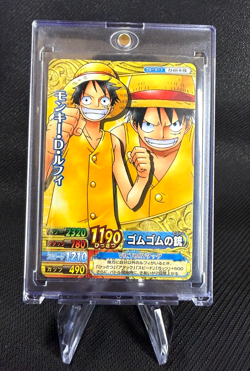 Monkey D Luffy PJ-015-W PR One Piece Berry Match V Jump Promo Bandai 2009 - Image 2