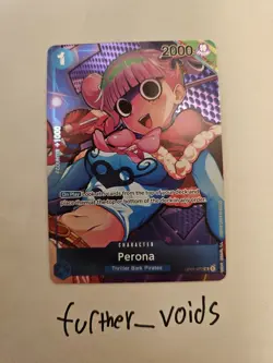 Perona (Box Topper) OP01-077 Romance Dawn Foil One Piece TCG NM - Image 1