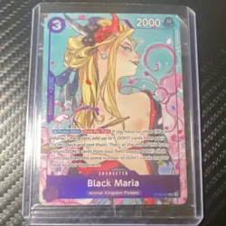 Black Maria OP08-074 One Piece CCG Promo Super Rare Foil English Peach Momoko - Image 1