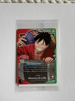 One Piece TCG English Ichiban Kuji Monkey D. Luffy Promo (OP13-001) NEW SEALED - Image 1
