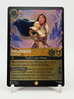 Disney Lorcana Pocahontas - Peacekeeper 22/204 Winterspell Foil - Image 1