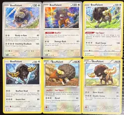 Pokemon TCG Bouffalant Collection From 6 Different Art/Set English Cards NM - Image 1