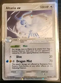 Altaria EX 90/106 Ex Emerald Ultra Rare Holo Pokemon Card Card - Lp To Nm - Image 1