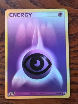 Psychic Energy Reverse Holo - 2003 Pokemon Card EX Ruby & Sapphire 107/109 - LP - Image 1