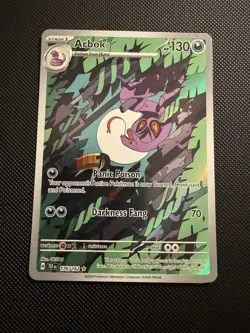 Arbok 176/162 Illustration Rare Temporal Forces Pokemon Card - Image 1