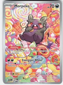 Pokemon Morpeko 206/182 Illustration Rare Paradox Rift Pokemon Near Mint - Image 1