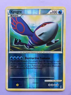 KYOGRE 12/95 MP CALL OF LEGENDS Rare Pokemon Holo - Image 1