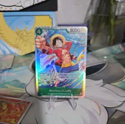 Monkey.D.Luffy - PRB02-005 SR Premium Booster Holo Foil One Piece TCG NM - Image 2