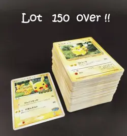 vintage neo Japanese Pokemon Card Lot 150+ Old Back + promo Pikachu Mewtwo Squir - Image 1