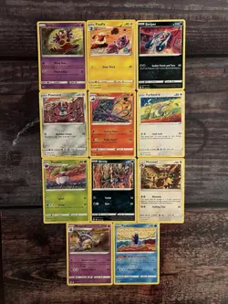 Tomokazu Komiya lot of 31 Sword And Shield Pokemon Cards NM-MP NO DUPLICATES. - Image 2