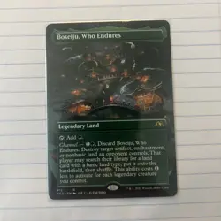 Boseiju, Who Endures (Borderless) Kamigawa: Neon Dynasty Regular NM MTG - Image 1