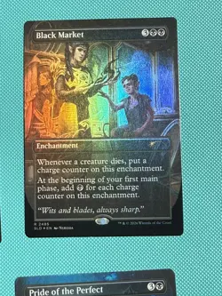 Mtg SLD Secret Lair— Black Market — Foil — NM - Image 1