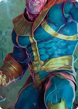 Thanos, the Mad Titan Art Card (5/9) [Marvel Super Heroes Art Series] Near Mint - Image 1