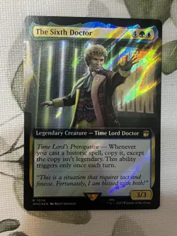 MTG | The Sixth Doctor (Extended Art) (✨Surge Foil✨) [Doctor Who] - Image 1