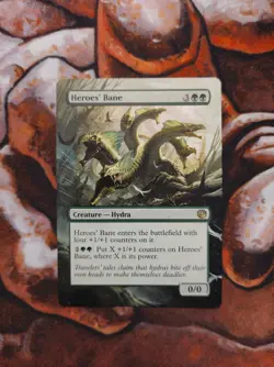 Magic the Gathering Heroes' Bane Hand Painted Unique Custom MTG Alter - Image 1