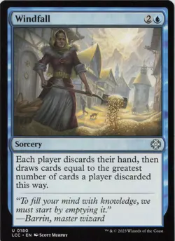 Windfall U Commander: The Lost Caverns of Ixalan 180 NM MTG - Image 1