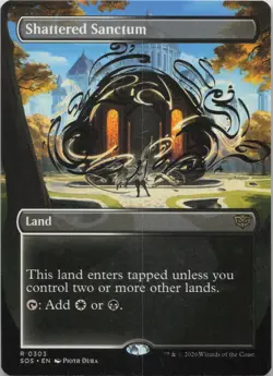 Shattered Sanctum Borderless R Secrets of Strixhaven 303 NM MTG - Image 1