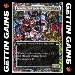 Jennika, Bad Apple Big Sister - Borderless - 0203 - Non-Foil - TMNT - MTG - NM/M - Image 1