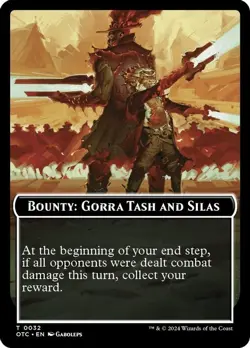 MTG Outlaws of Thunder Junction - Bounty: Gorra Tash and Silas [Token] - Image 1