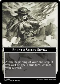 MTG Outlaws of Thunder Junction - Bounty: Sleepy Sovka [Token] - Image 1