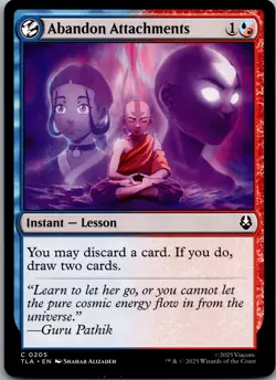 Abandon Attachments 205 Avatar: The Last Airbender Magic: The Gathering NM - Image 1