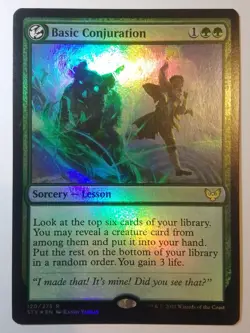 Basic Conjuration 120 Foil STX Magic the Gathering - Image 1