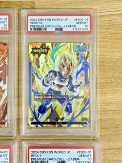 PSA10 Premium Card Collection Fusion World 4piece Japanese Dragon Ball TCG - Image 3