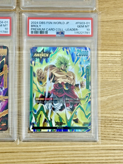PSA10 Premium Card Collection Fusion World 4piece Japanese Dragon Ball TCG - Image 5
