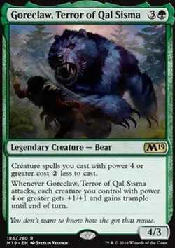 MRM FR/VF Goreclaw, Terror of Qal Sisma MTG magic M19 - Image 1