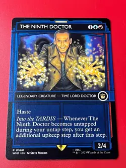 1x SHOWCASE THE NINTH DOCTOR - Doctor Who - MTG - Magic the Gathering - Image 1