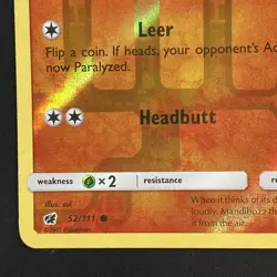 Cubone 52/111 Reverse Holo Common Pokemon Crimson Invasion LP/NM - Image 4