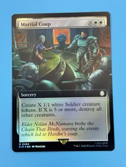 Martial Coup Extended Art Foil MTG Universes Beyond: Fallout NM - Image 3