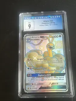 Pokemon CGC 9 Hidden Fates FULL ART Altaria GX SV77/SV94 - CGC Graded MINT 9 - Image 1